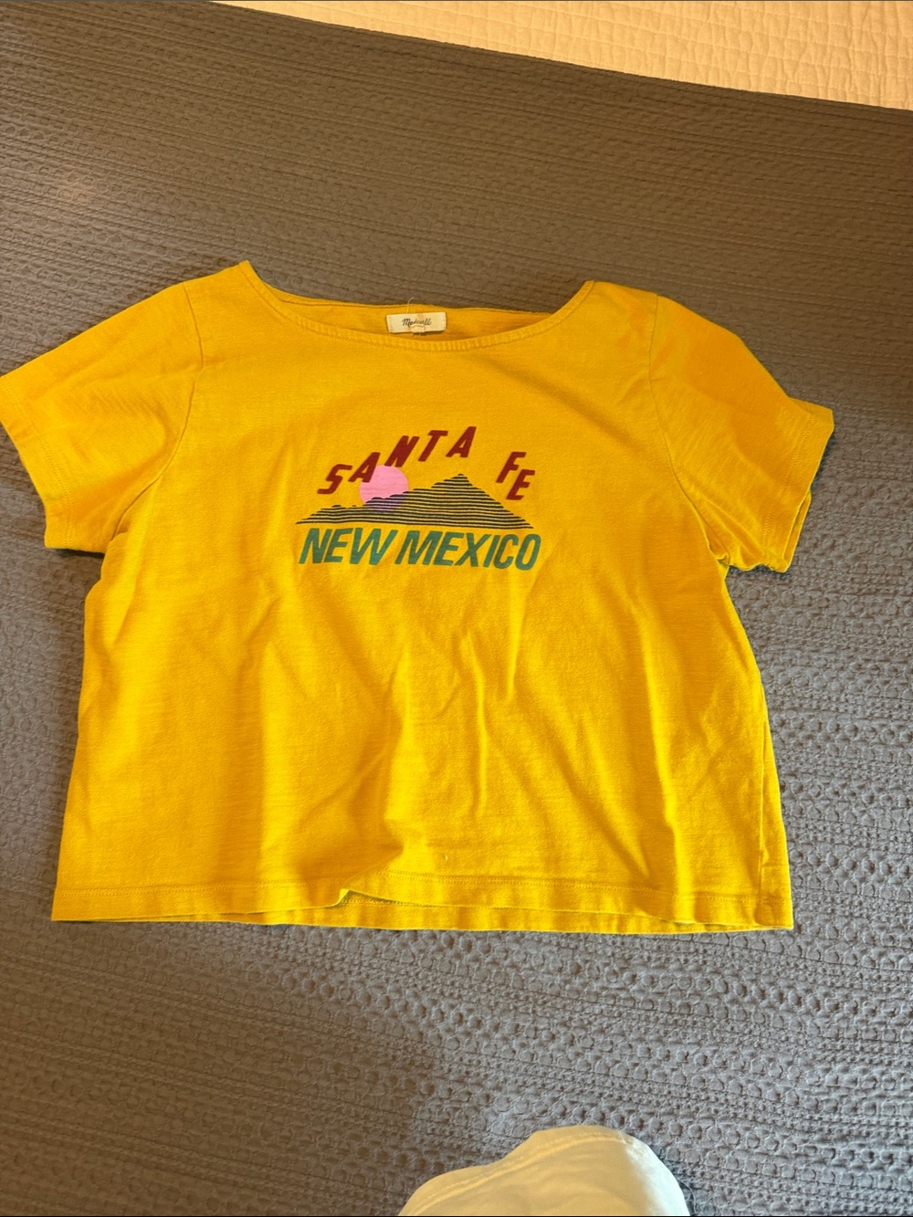 Madewell Santa Fe New Mexico Graphic Kids Tee - Yellow